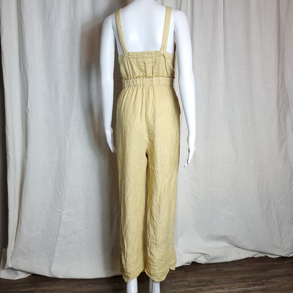 Romeo & Juliet stripe linen jumpsuit - Picture 7 of 12